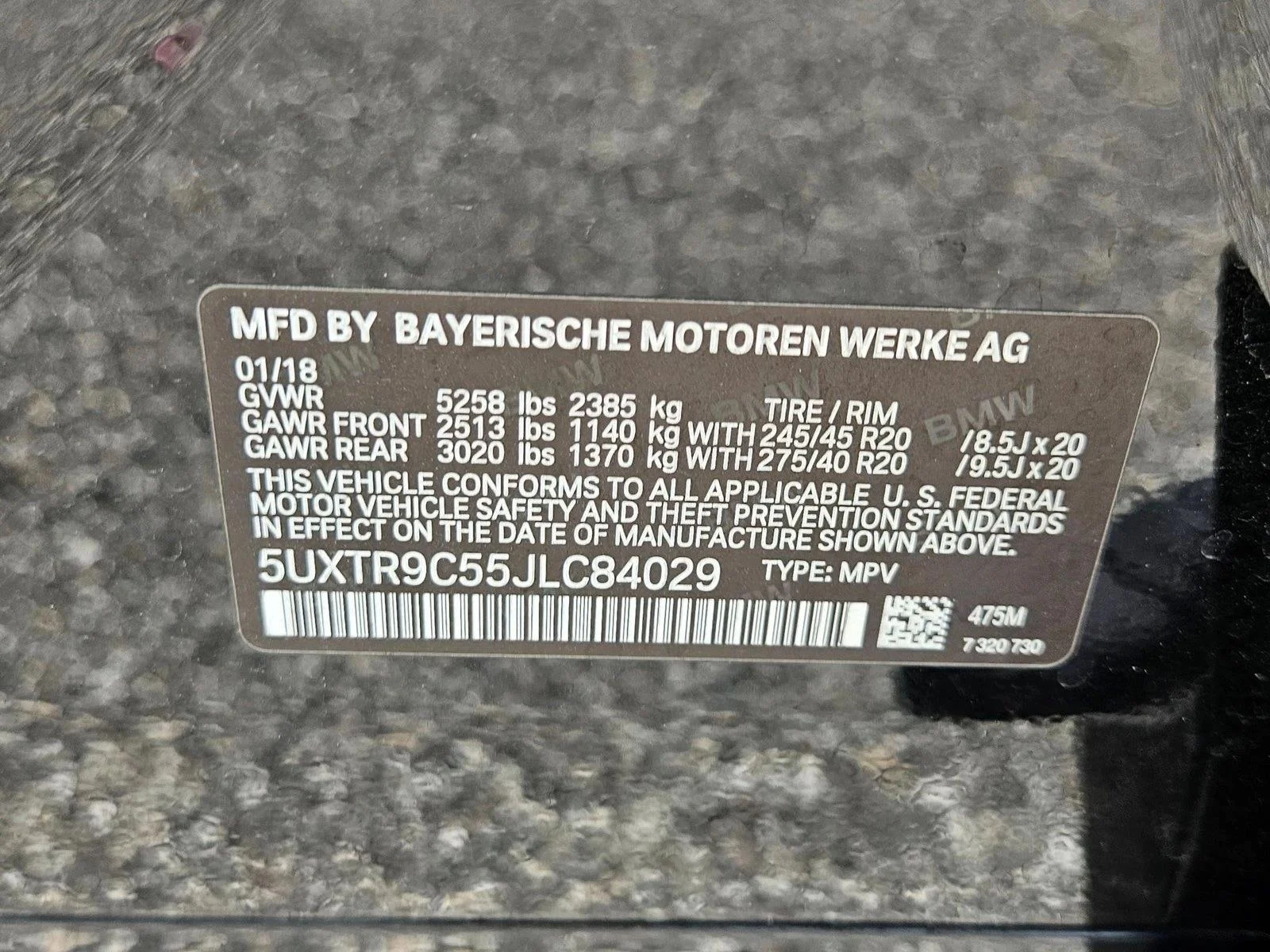 Used 2018 Black Sapphire Metallic BMW xDrive30i image 15