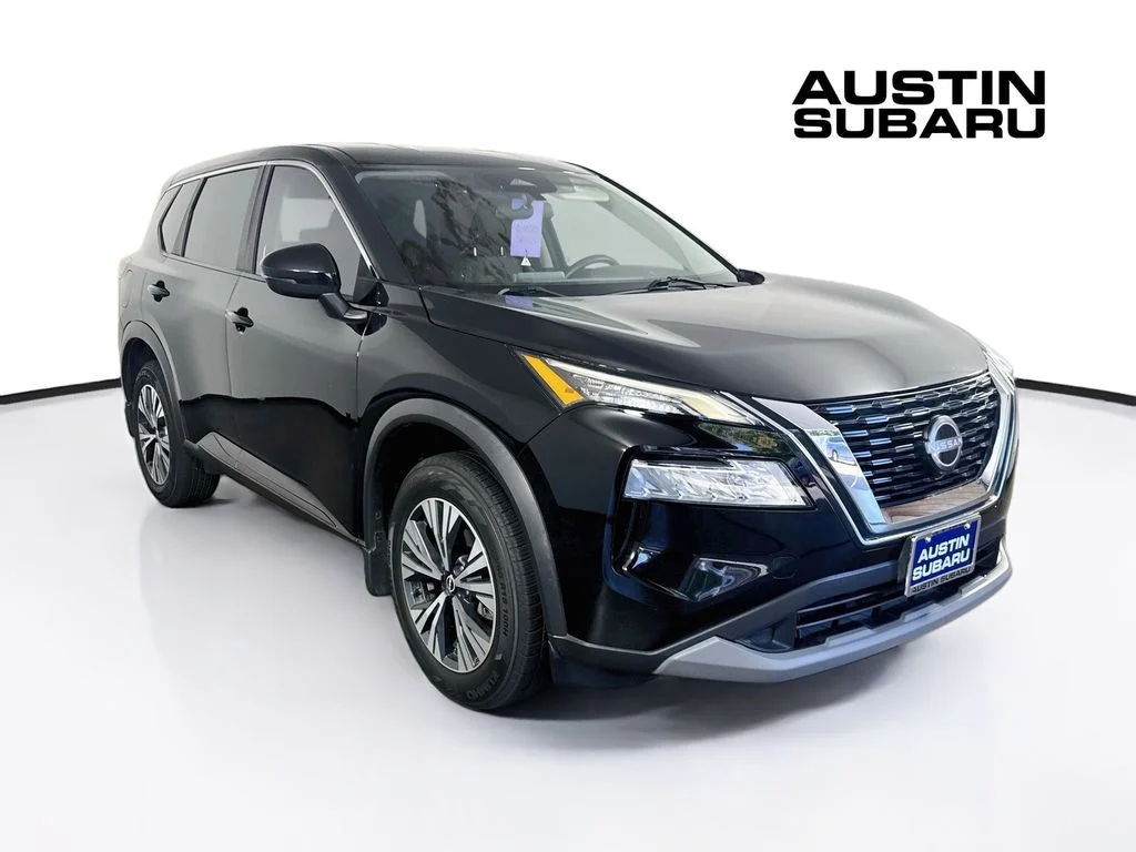 Used 2022 Black Nissan SV image 1