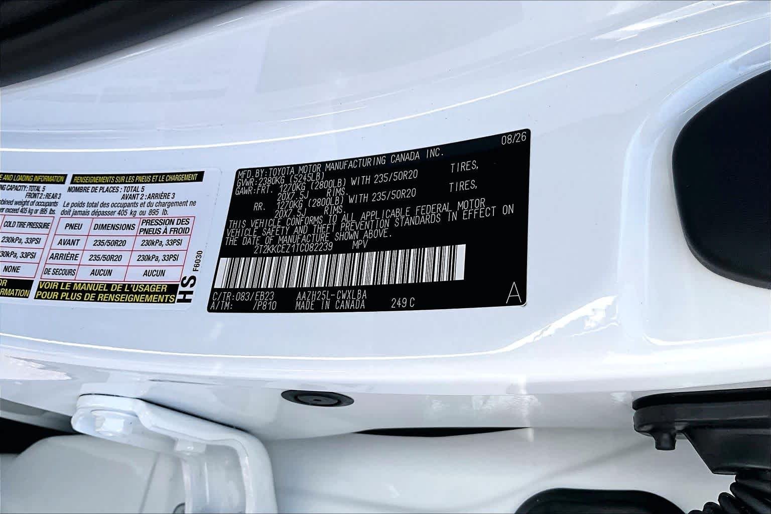 New 2026 Ultra White Lexus F SPORT HANDLING AWD image 17