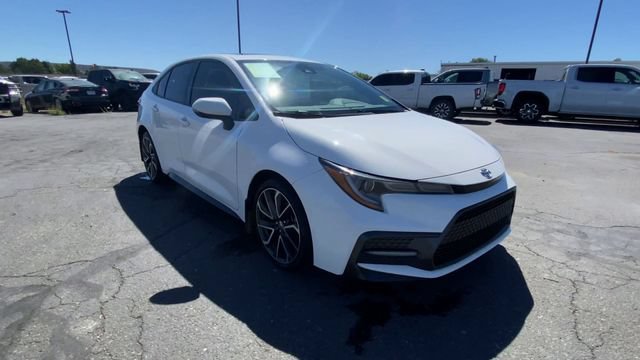 Used 2021 White Toyota SE image 2