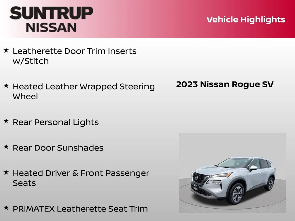 Certified Used 2023 Silver Nissan SV image 23