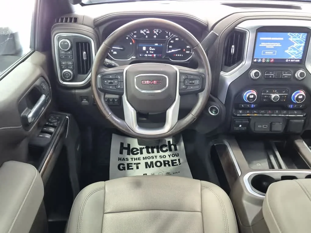 Used 2023 White Frost Tricoat GMC SLT image 9