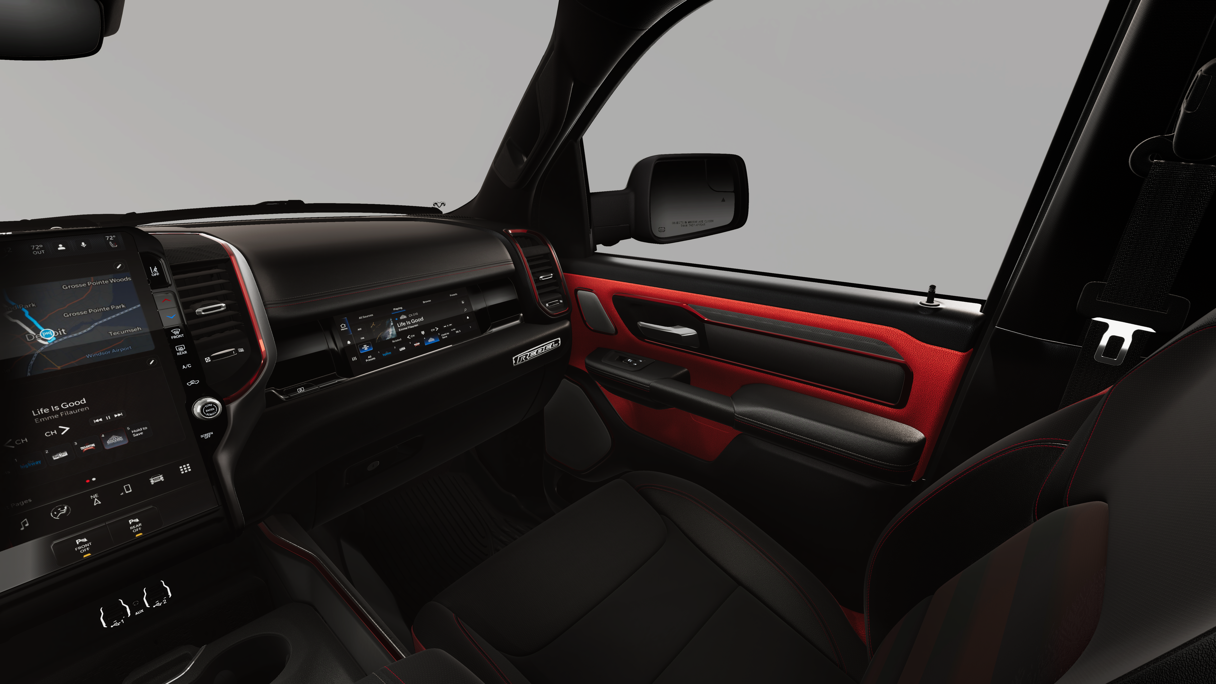 New 2026 Forged Blue Metallic Exterior Paint RAM REBEL image 19