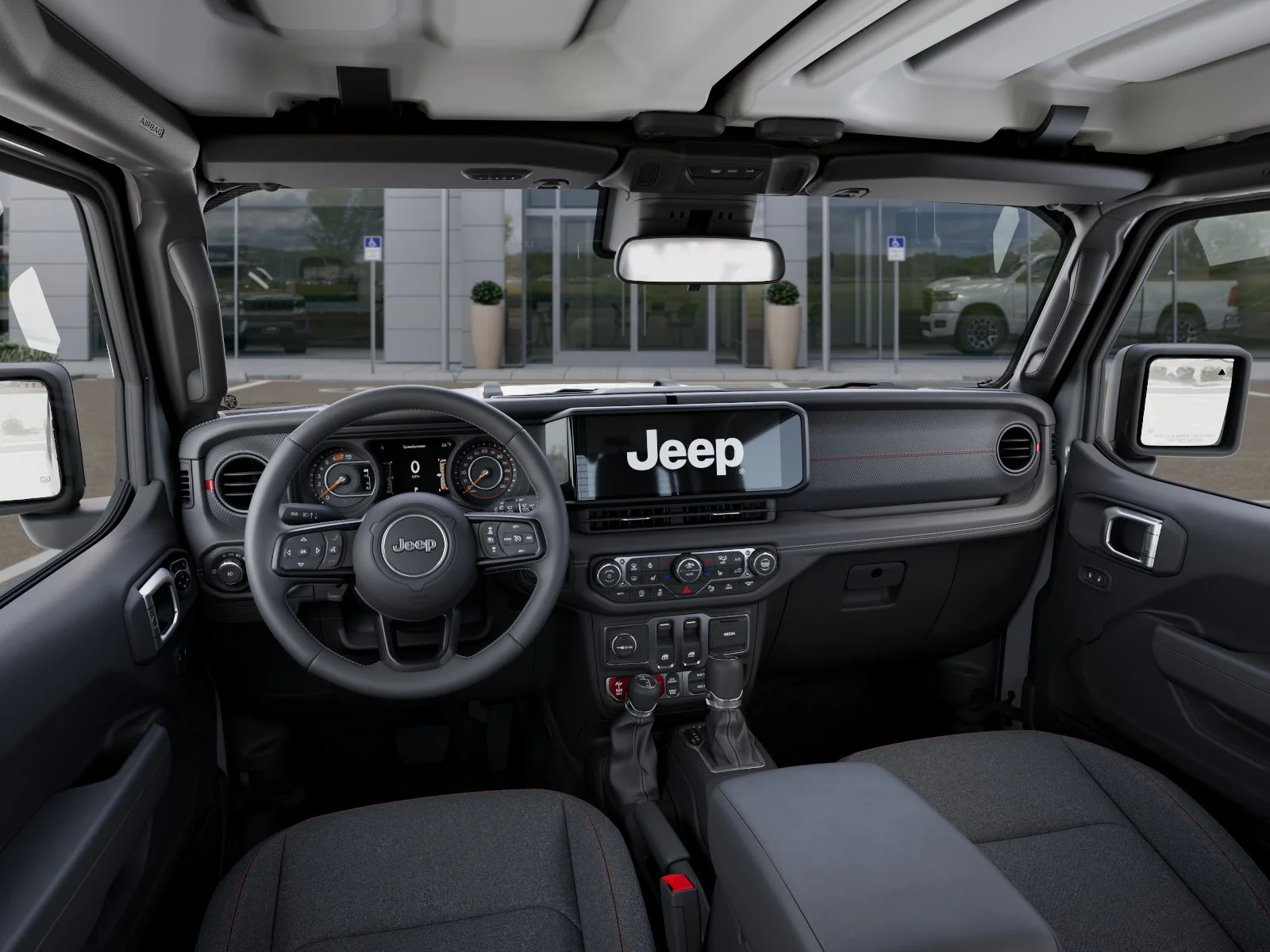 New 2026 Bright White Clear-Coat Exterior Paint Jeep Rubicon image 24