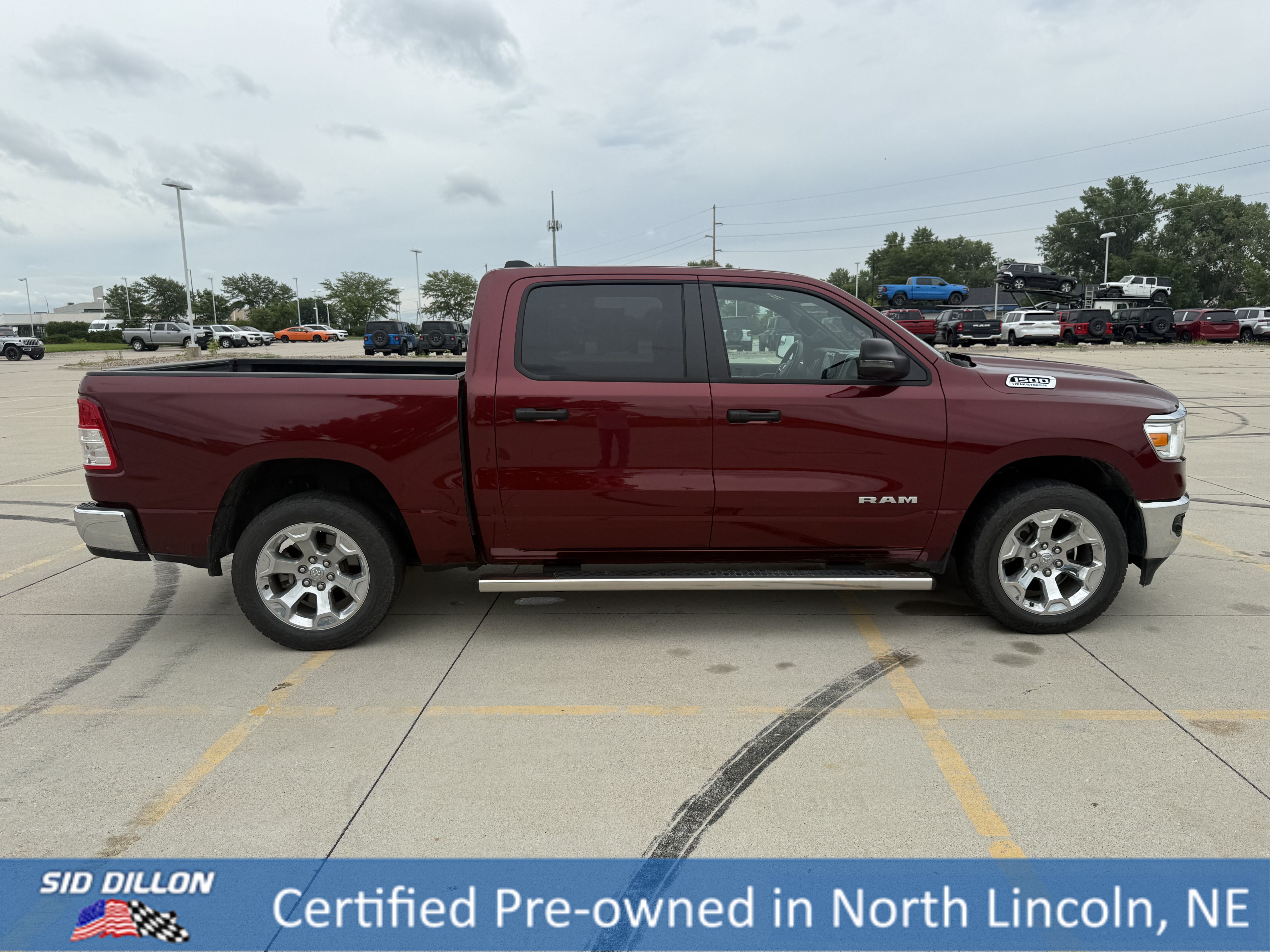 Used 2023 Delmonico Red Pearlcoat Ram Big Horn image 3