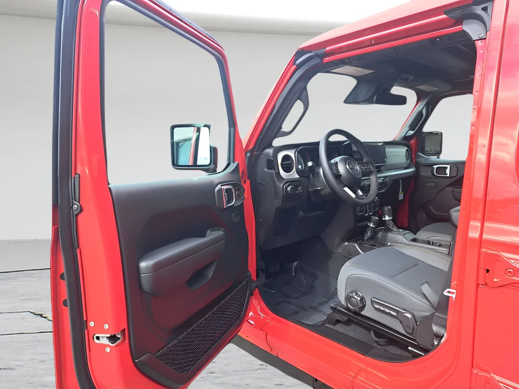 New 2026 Firecracker Red Clear-Coat Exterior Paint Jeep Sport S image 9