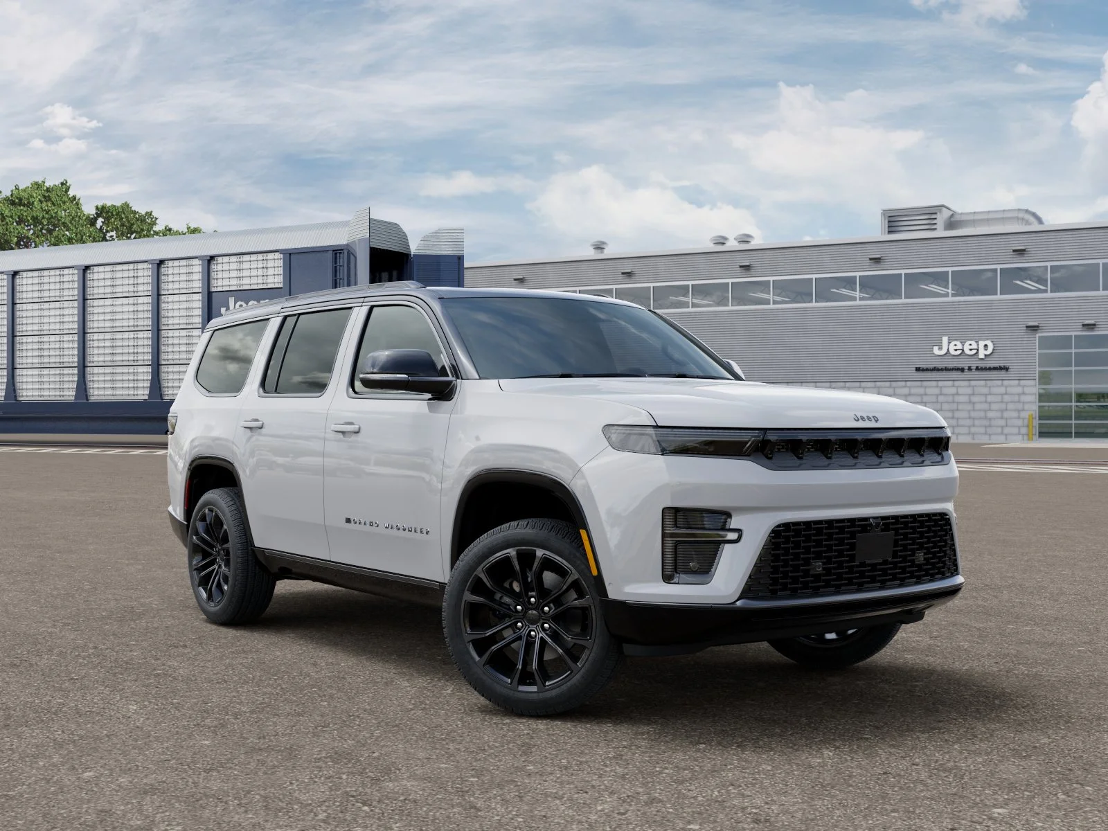 New 2026 Bright White Clear-Coat Exterior Paint Jeep Summit image 23