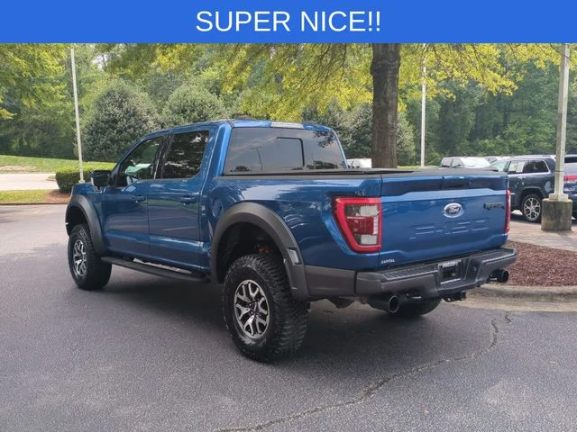Used 2022 Blue Ford Raptor image 3