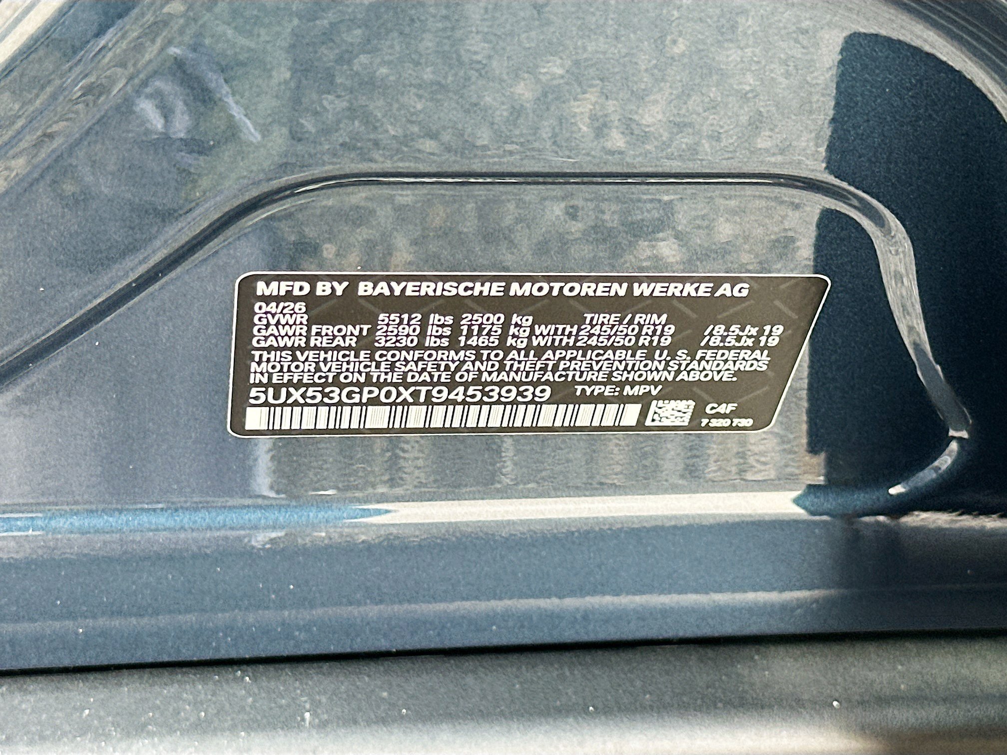 New 2026 Arctic Race Blue Metallic BMW 30 xDrive image 24