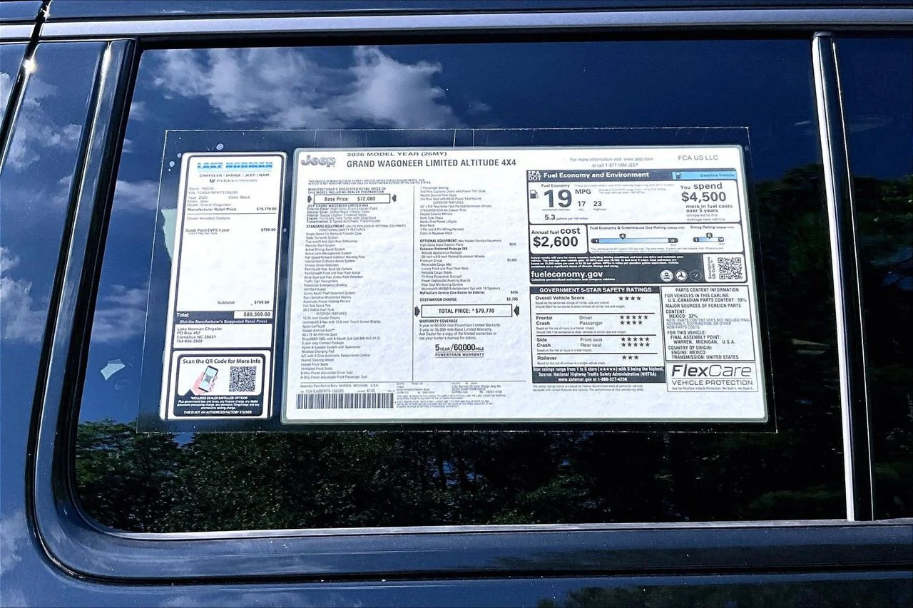 New 2026 High Gloss Black Jeep Limited Altitude image 39