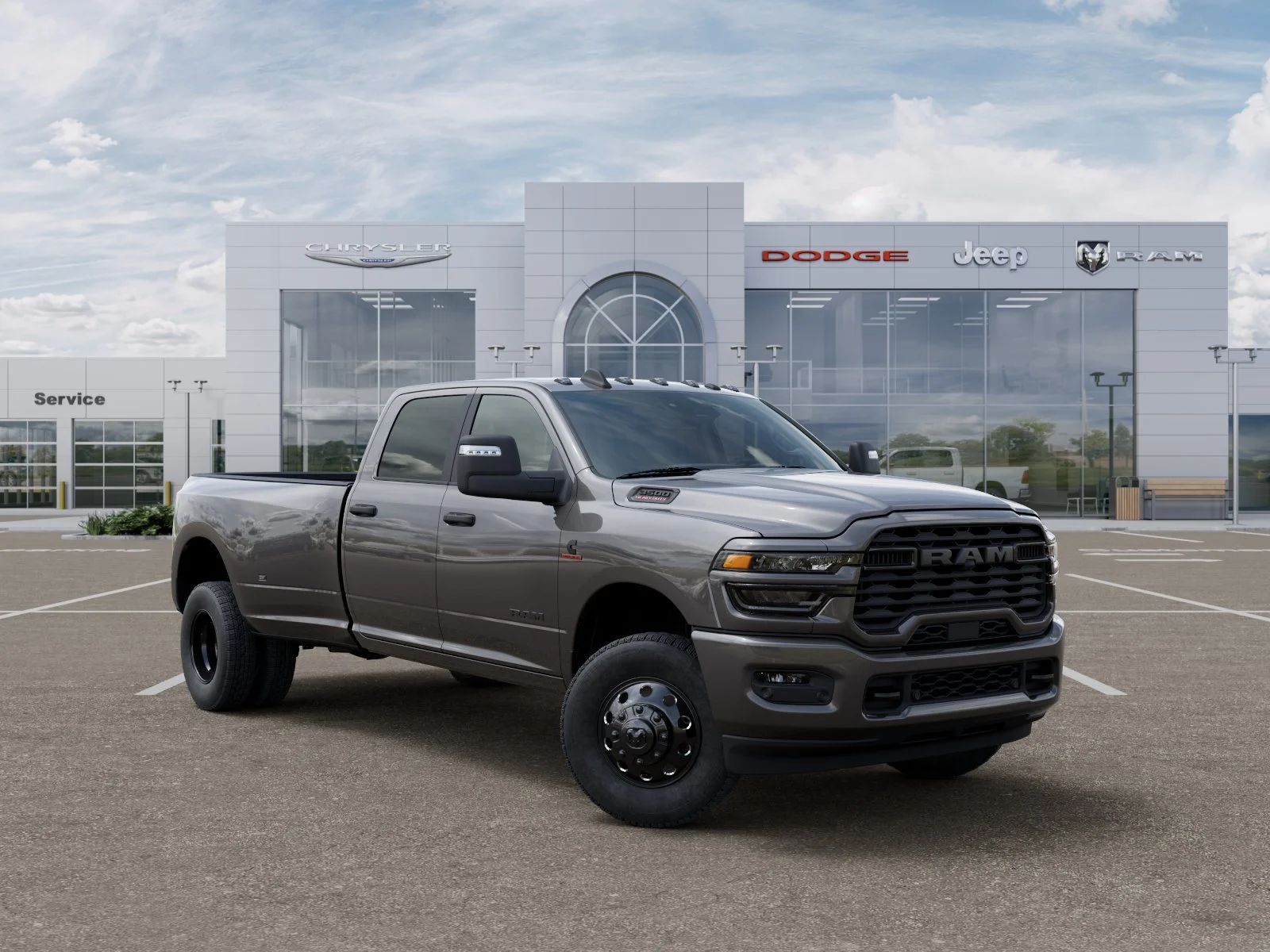 New 2026 Granite Crystal Metallic Clear-Coat Exterior Paint RAM Big Horn image 33