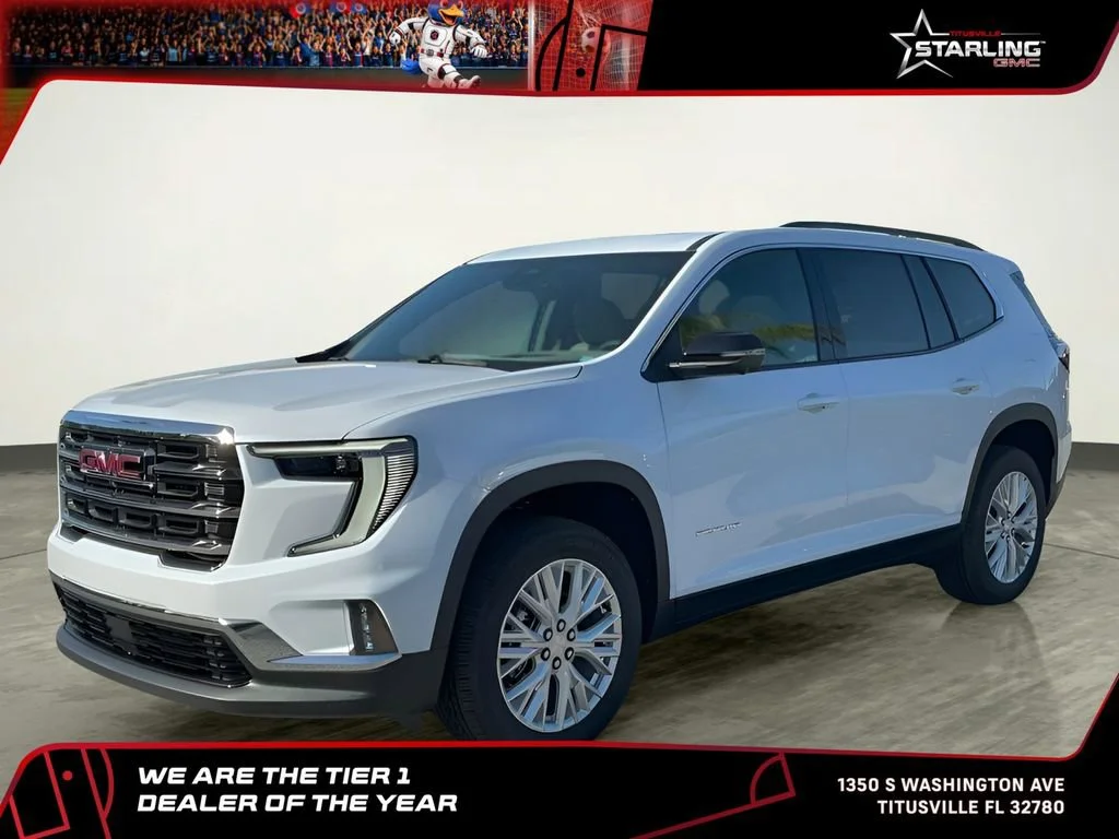 New 2026 Glacier White Tricoat GMC Elevation image 1