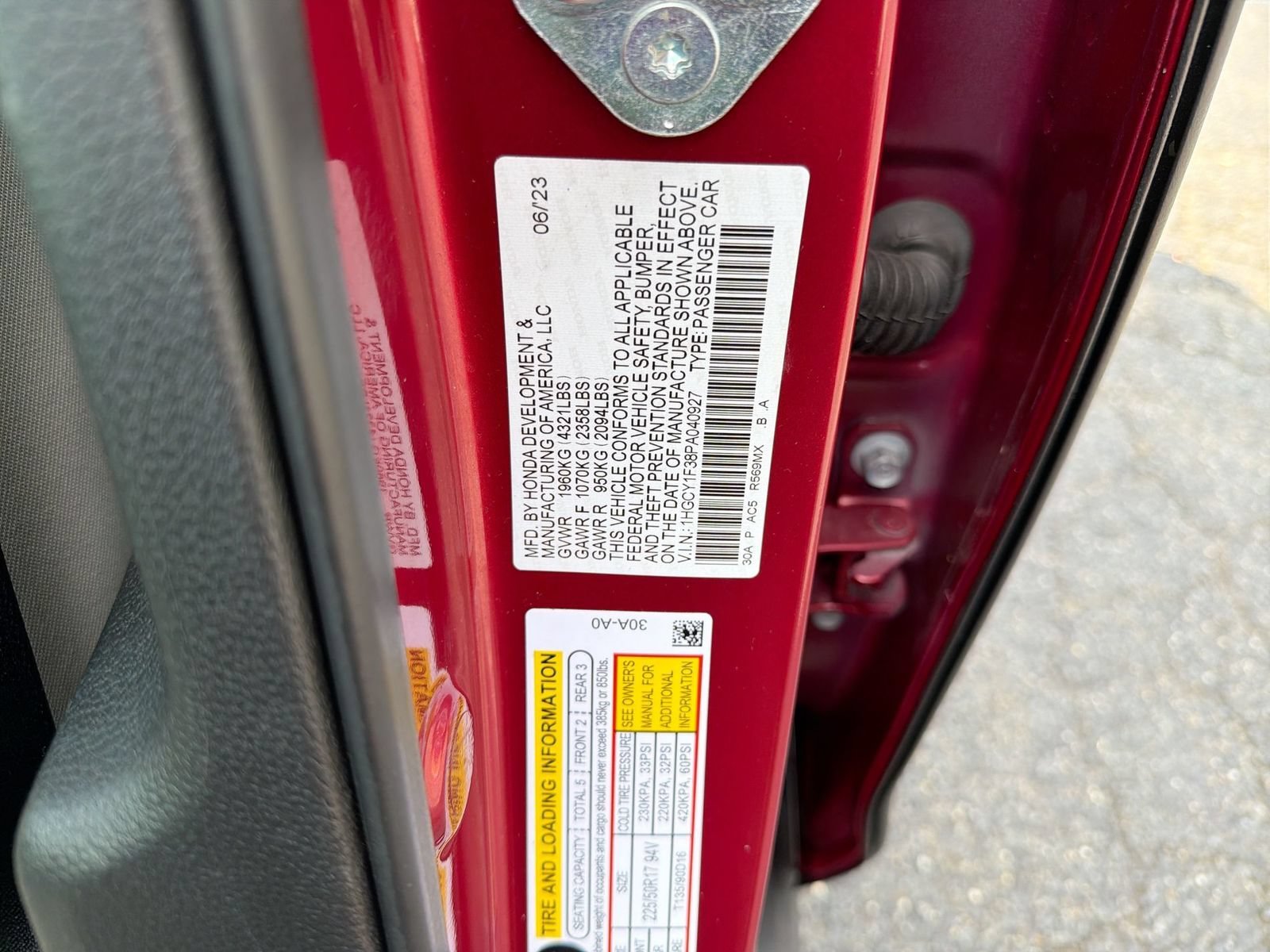 2023 Honda Accord EX - Photo 70