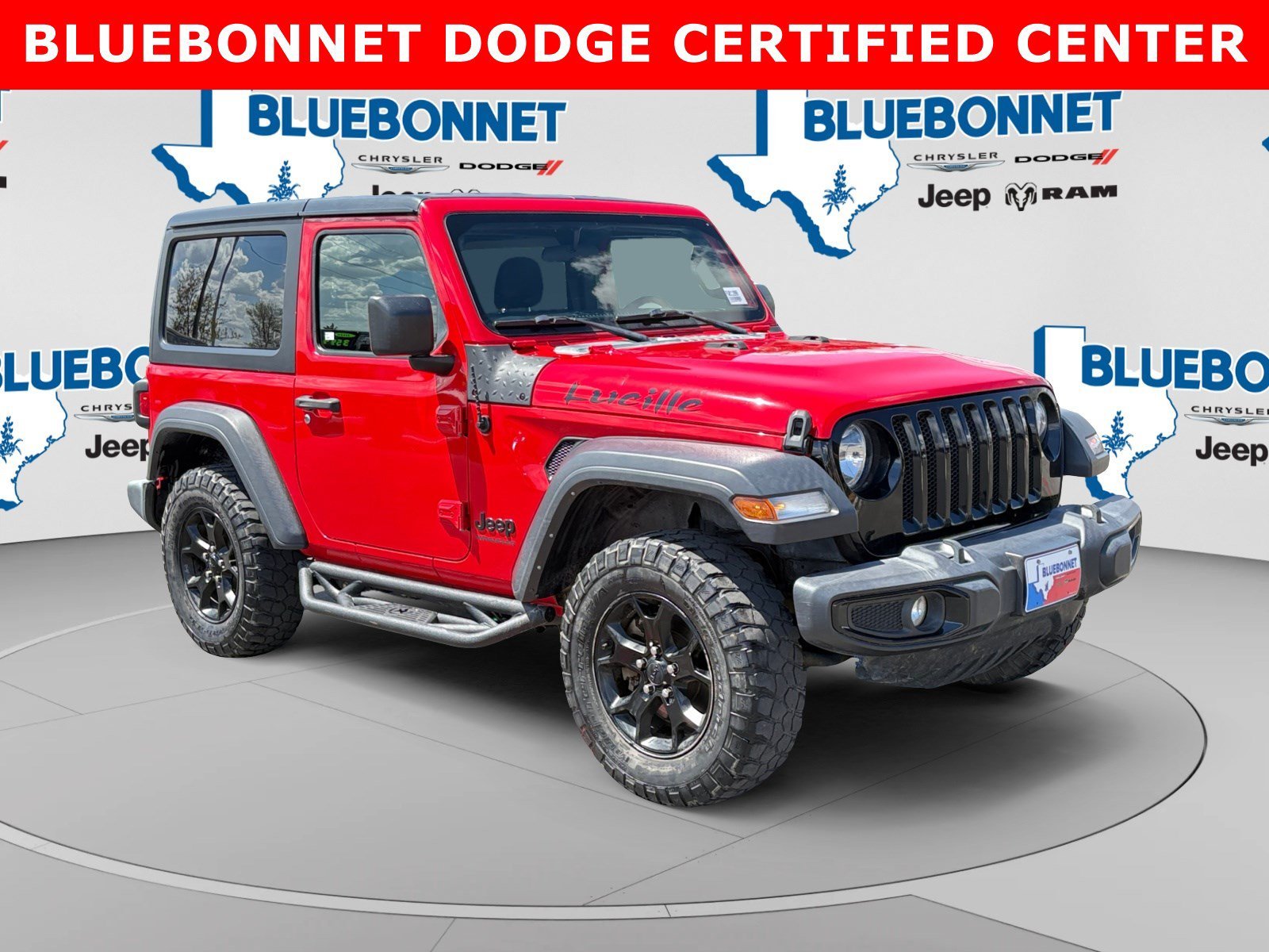 Used 2021 Firecracker Red Clearcoat Jeep Willys Sport image 3
