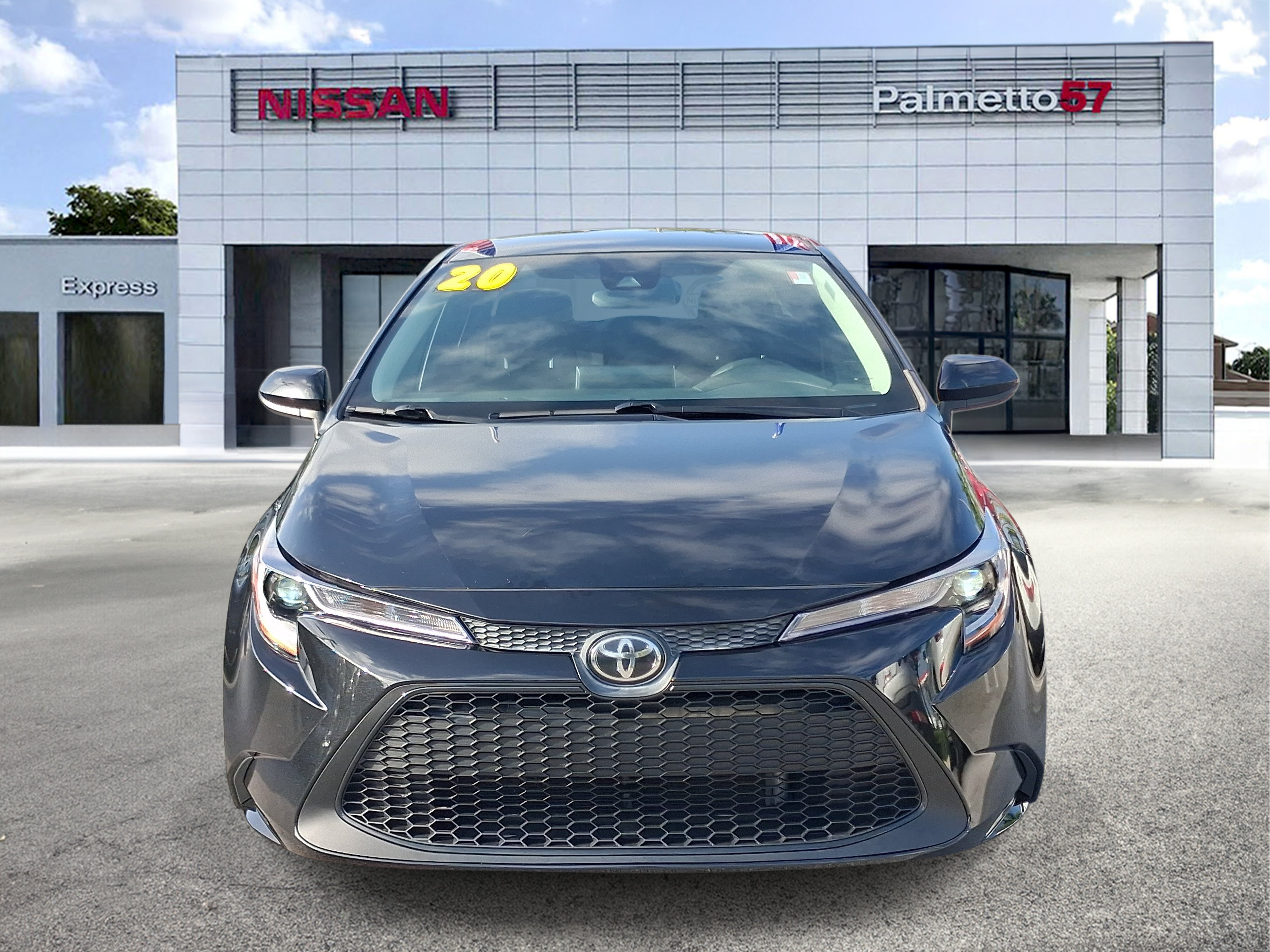 Used 2020 Black Toyota LE image 2