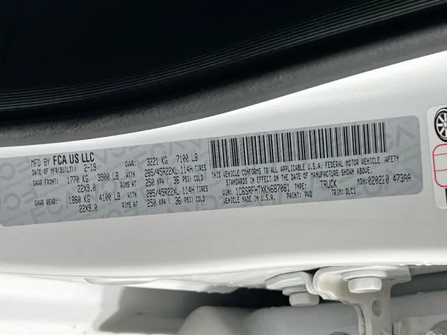 Used 2019 White Ram Limited image 31