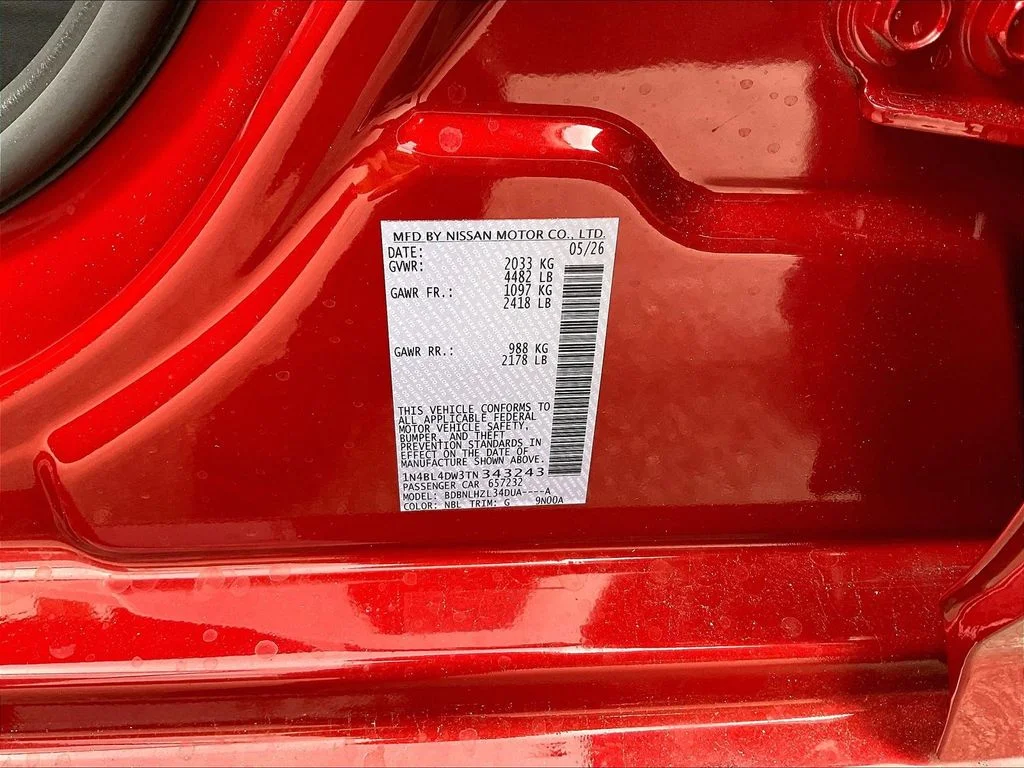 New 2026 Scarlet Ember Tintcoat Nissan 2.5 SV image 16