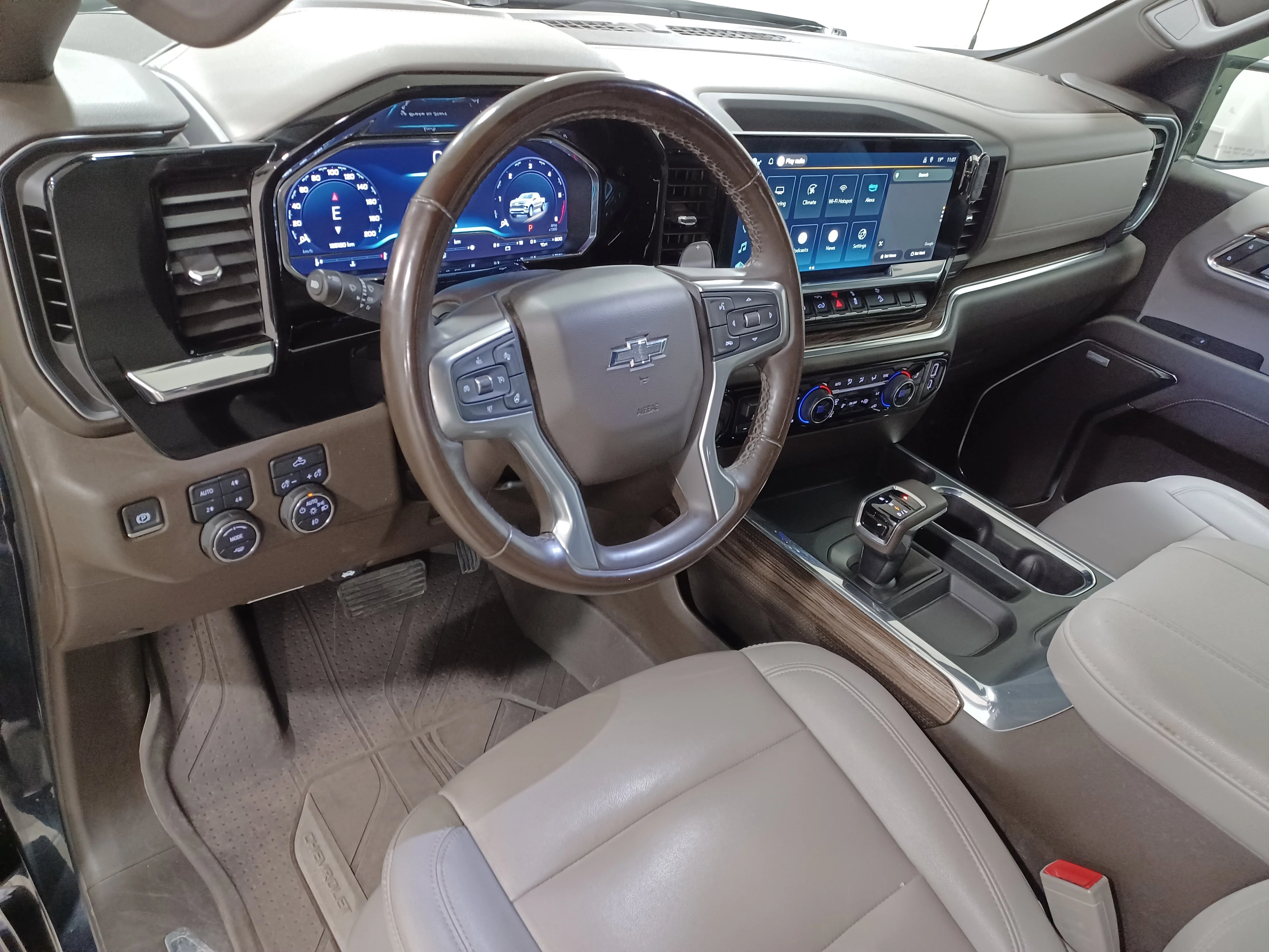 Certified Used 2024 Dark Ash Metallic Chevrolet RST 4x4*3.0L Duramax Diesel | Adaptive Cruise | Remote Start | Nav | Htd Leather | Htd Wheel | Bose image 12