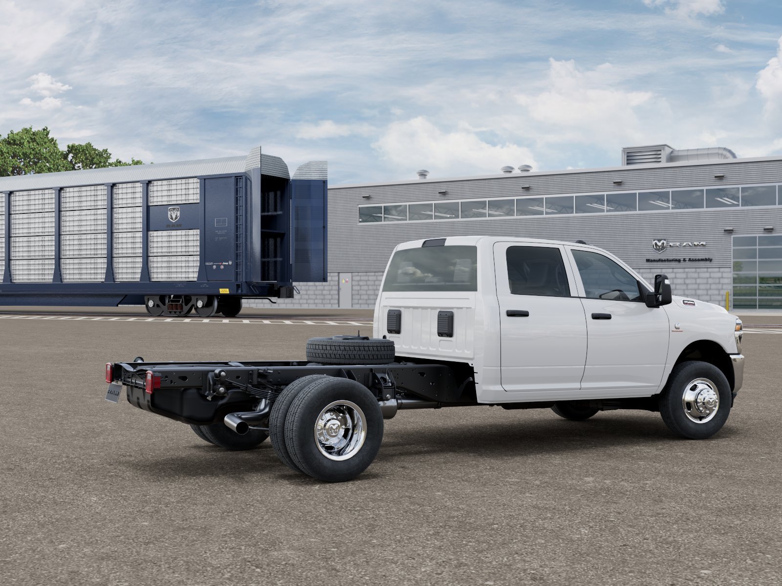 New 2027 Bright White Clear-Coat Paint RAM TRADESMAN image 2