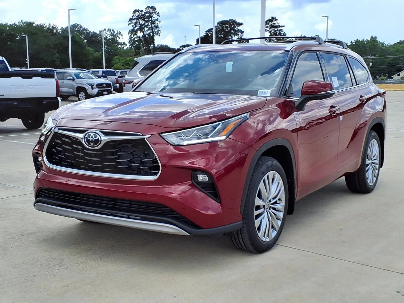 New 2026 Red Toyota Platinum image 3
