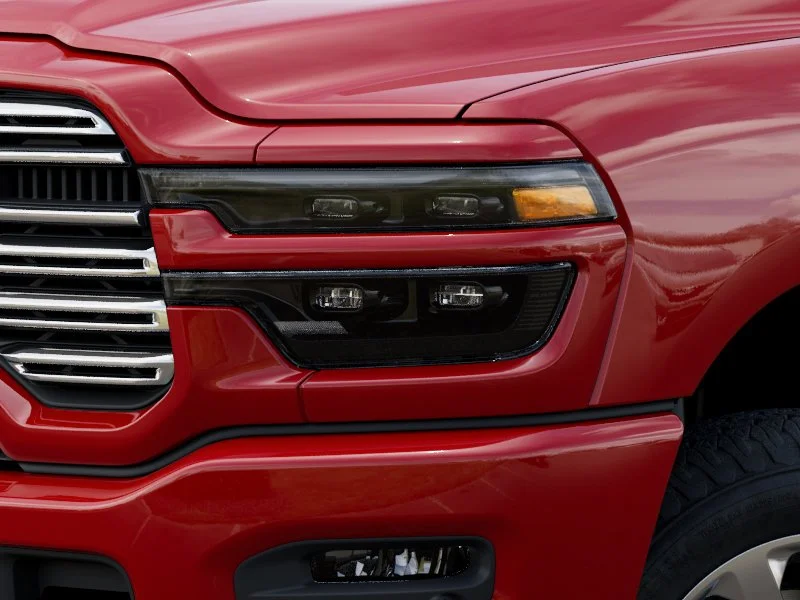 New 2026 Flame Red Clear-Coat Exterior Paint RAM Laramie image 55