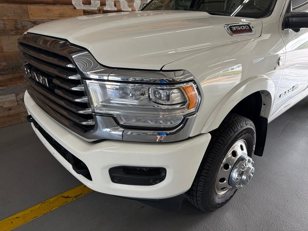 Used 2021 Pearl White Ram Limited Longhorn image 3