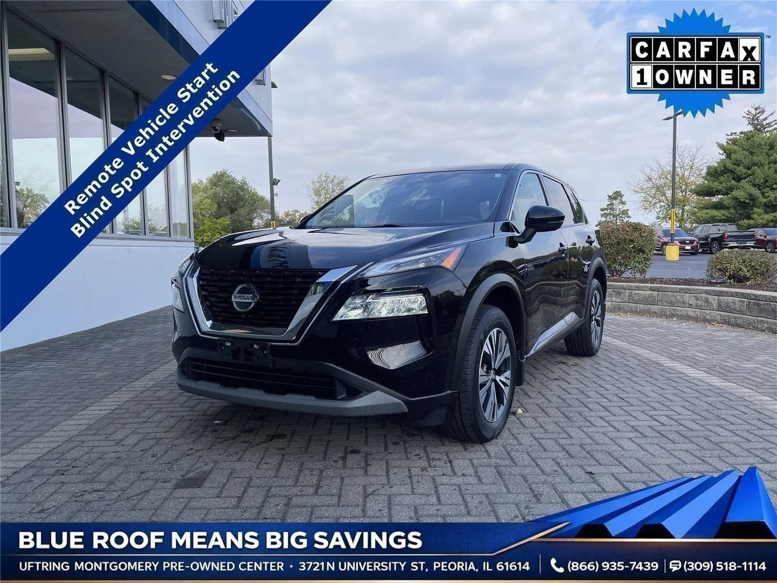 Used 2021 Black Nissan SV Intelligent AWD image 1