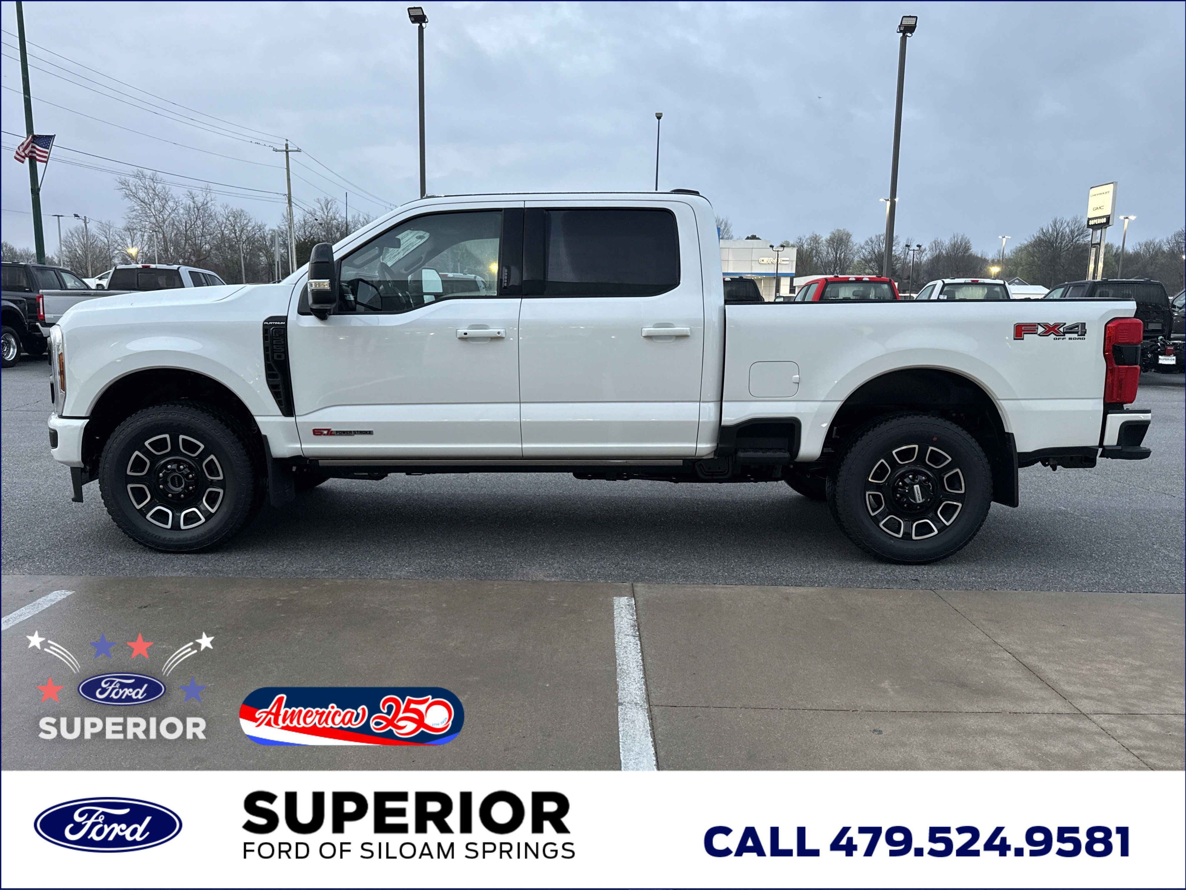 New 2026 Star White Metallic Tri-Coat Ford F-250® Platinum® image 12