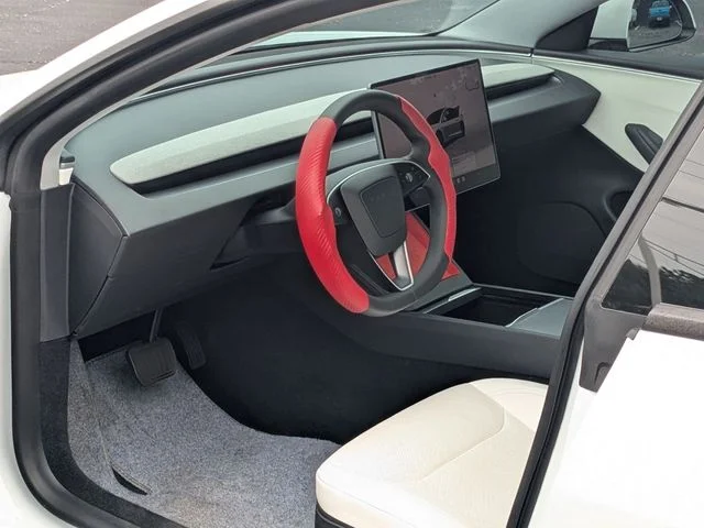 Used 2025 Pearl White Multi-Coat Tesla Long Range image 2