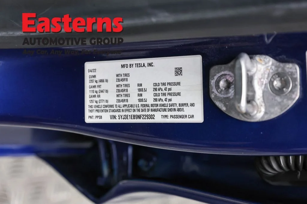 Used 2022 Blue Tesla Long Range image 30
