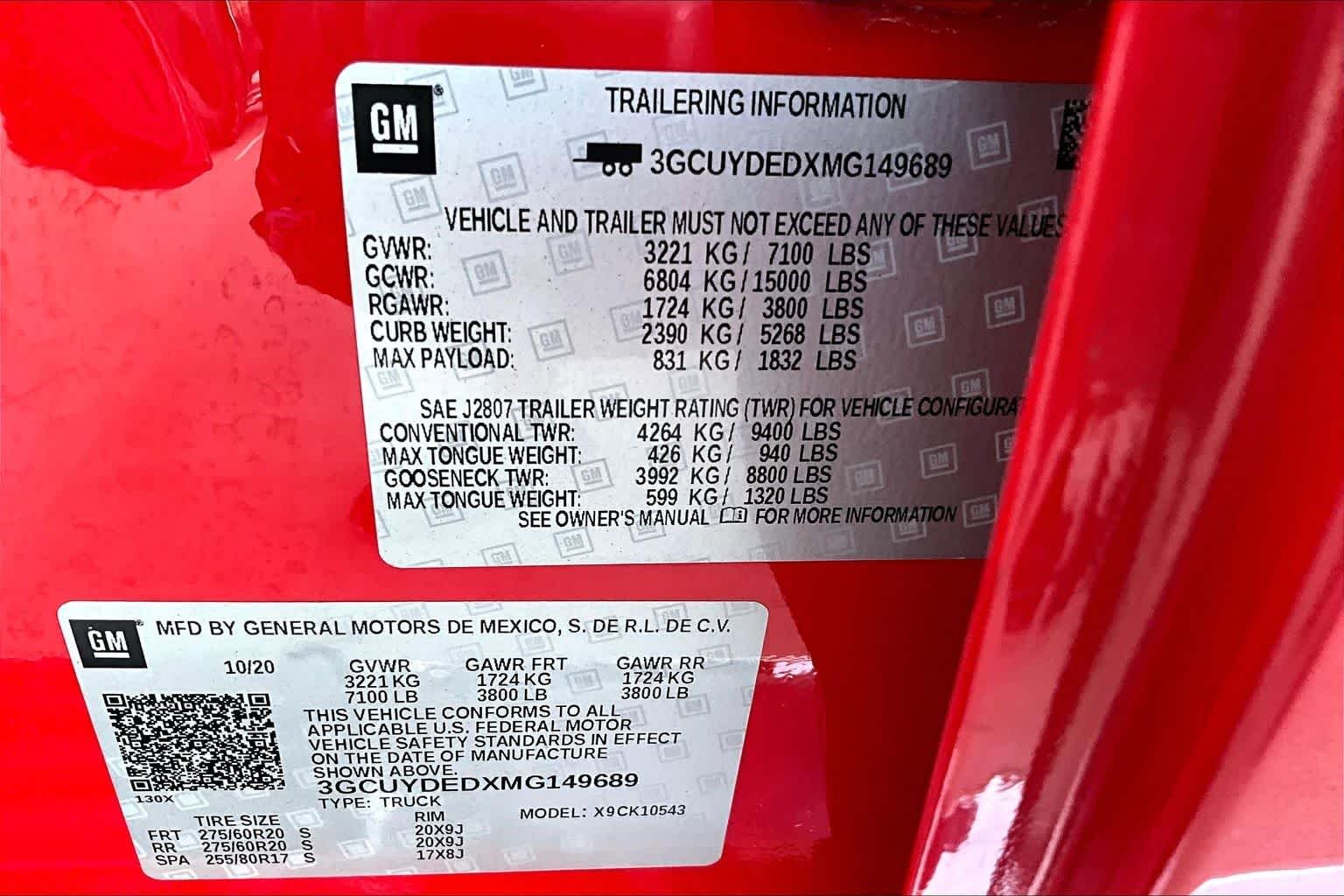 Used 2021 Red Hot Chevrolet LT image 35
