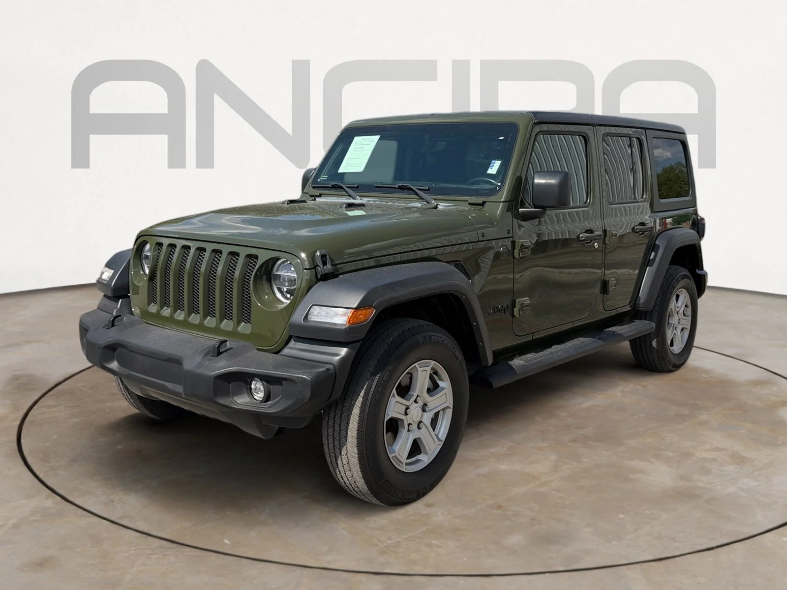 Used 2022 Sarge Green Clearcoat Jeep Unlimited Sport S image 5