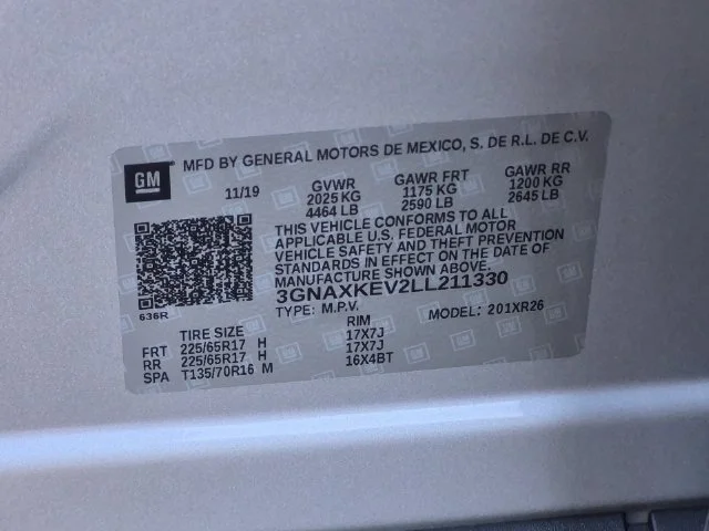 Used 2020 Silver Chevrolet LT image 13