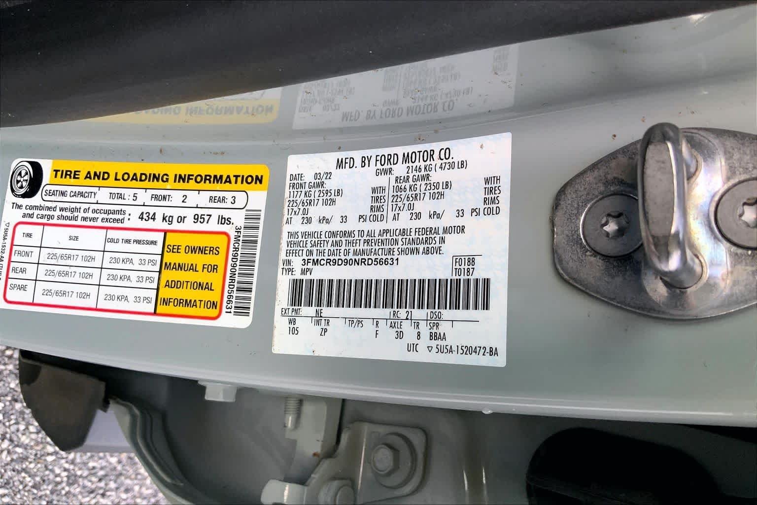 Used 2022 Cactus Grey Ford Badlands image 30