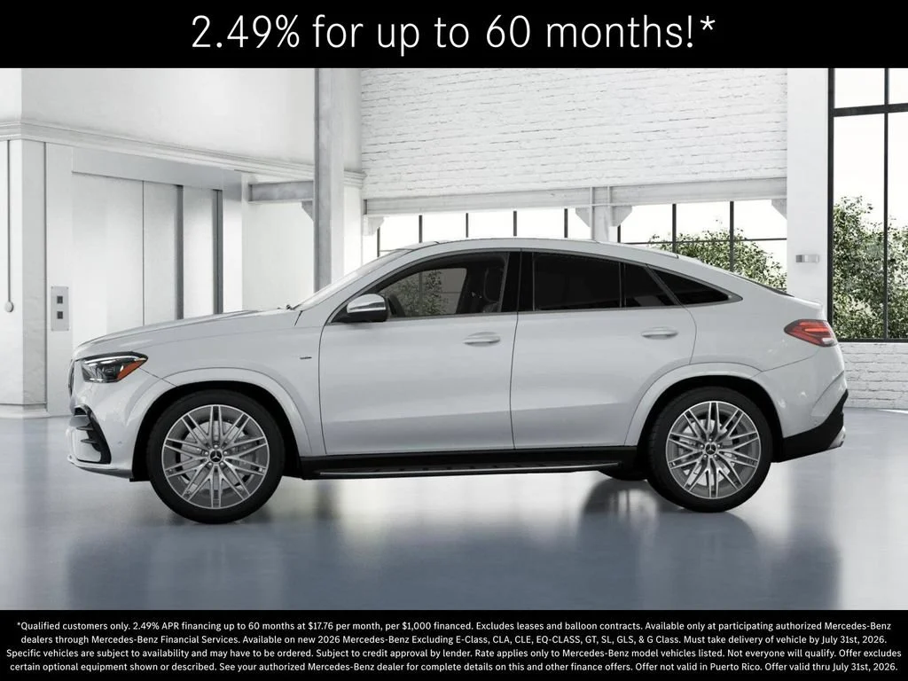New 2026 MANUFAKTUR Moonlight White Metallic Mercedes-Benz AMG® GLE 53 4MATIC+ Coupe image 77