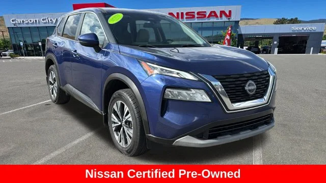 Certified Used 2023 Blue Nissan SV image 1