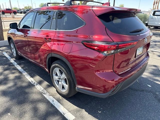 Used 2021 Ruby Flare Pearl Toyota LE image 5