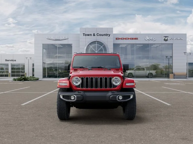 New 2026 Firecracker Red Clear-Coat Exterior Paint Jeep Sahara image 6