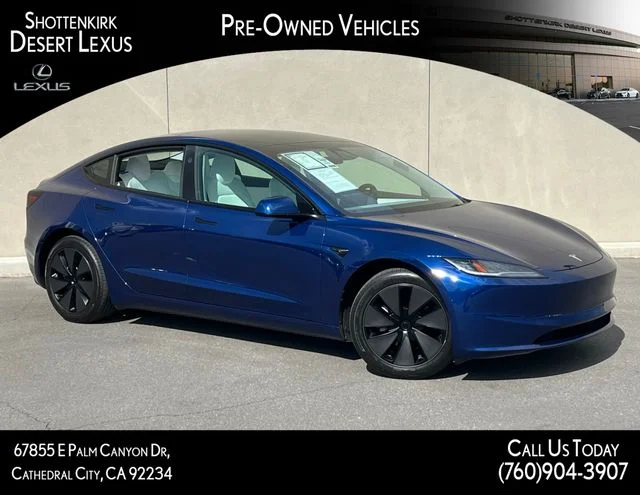 Used 2025 Blue Tesla Standard image 1
