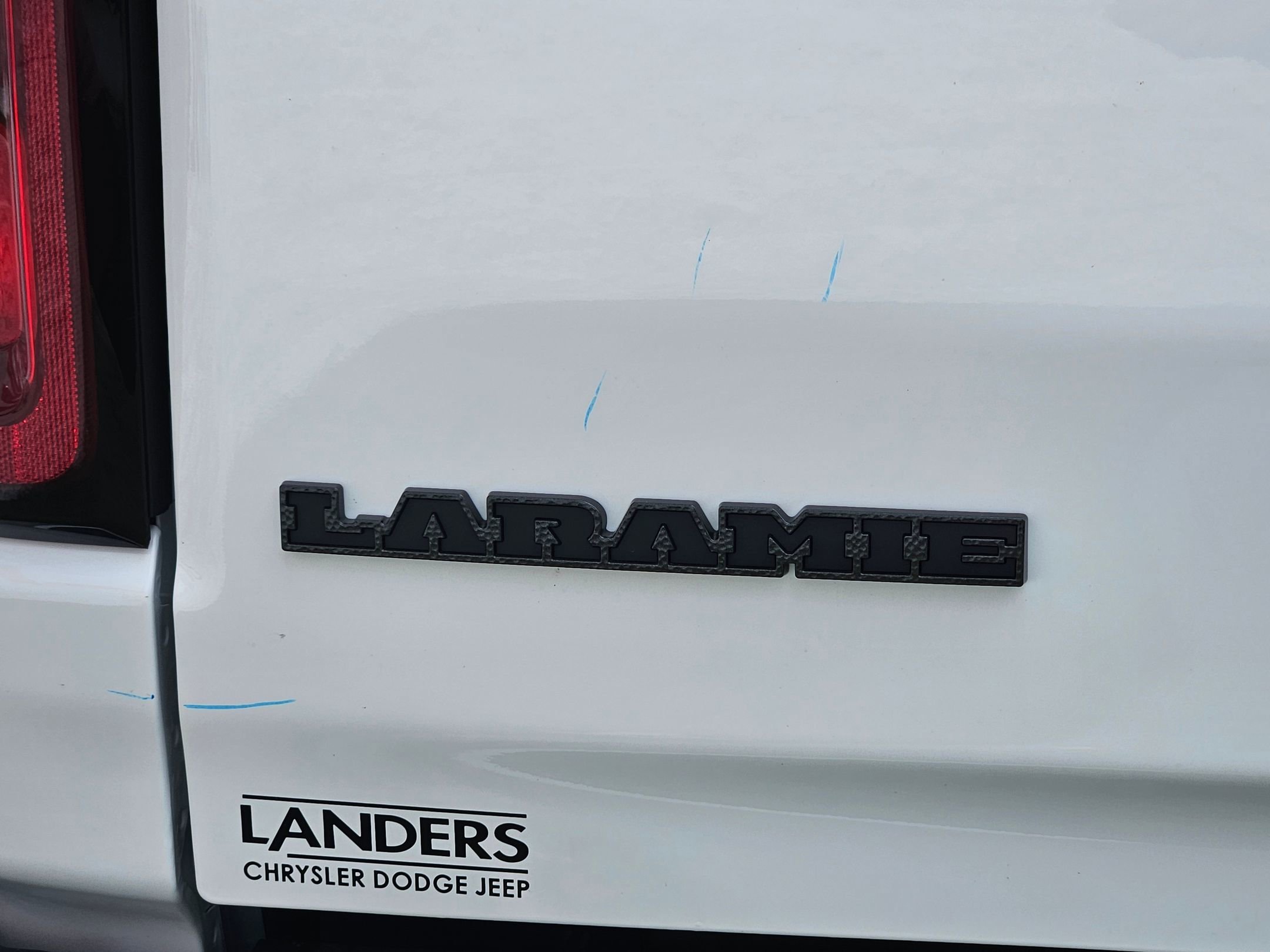 New 2026 Bright White Clear-Coat Exterior Paint RAM Laramie image 26