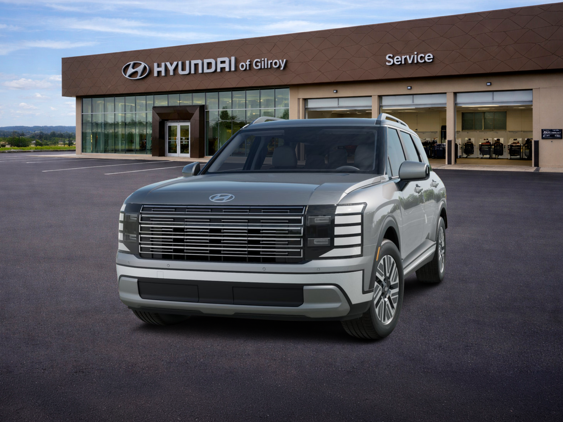 2026 Hyundai Palisade Blue SEL 8 Passenger Hybrid FWD's photo
