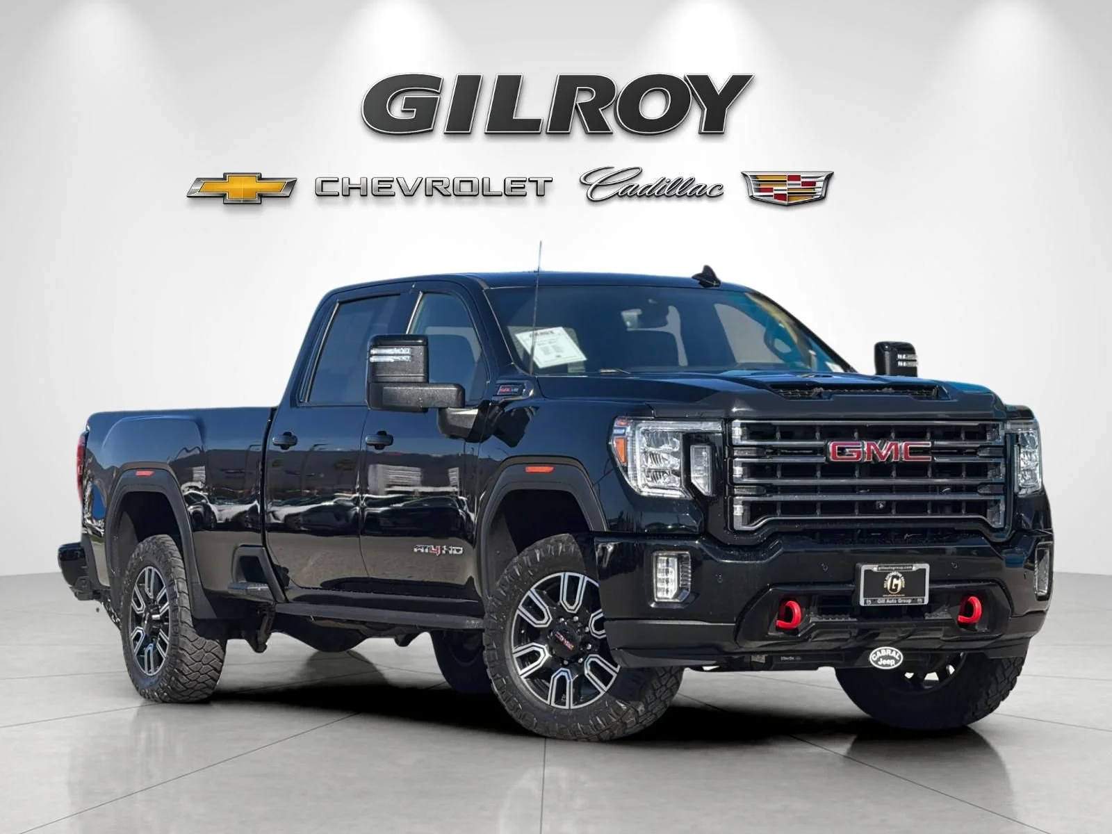Used 2022 ONYX BLACK GMC AT4 image 1