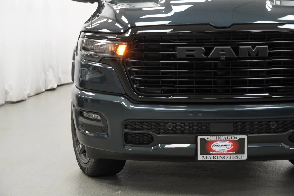 New 2027 Forged Blue Metallic Exterior Paint RAM Laramie image 9