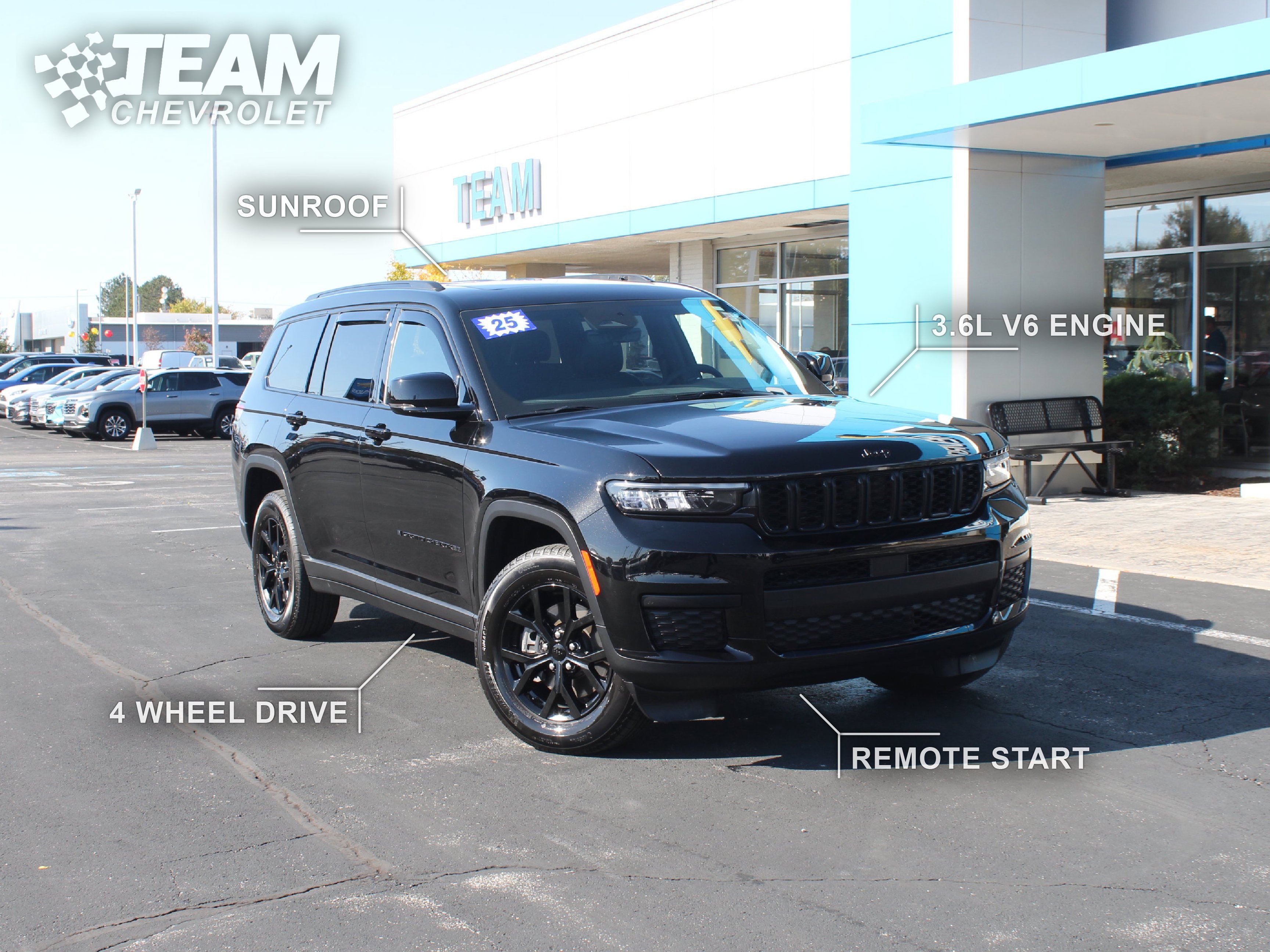 Used 2025 Black Jeep Altitude X image 2