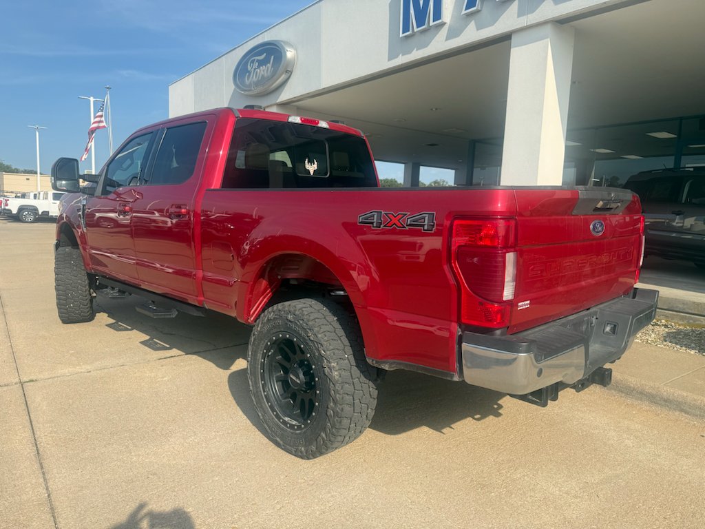 Used 2021 Rapid Red Metallic Tinted Clearcoat Ford LARIAT image 9