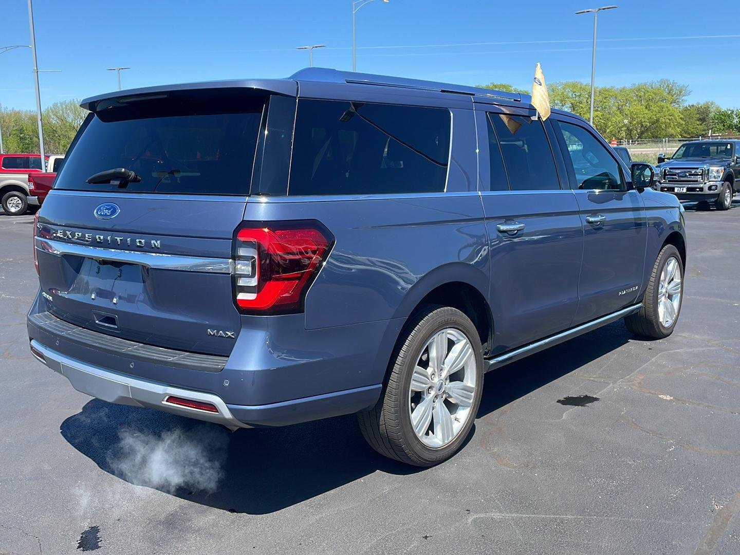 Certified Used 2023 Infinite Blue Metallic Tinted Clearcoat Ford Platinum image 5