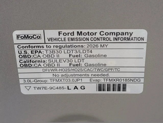 New 2026 Vapor Blue Metallic Ford Tremor® image 56