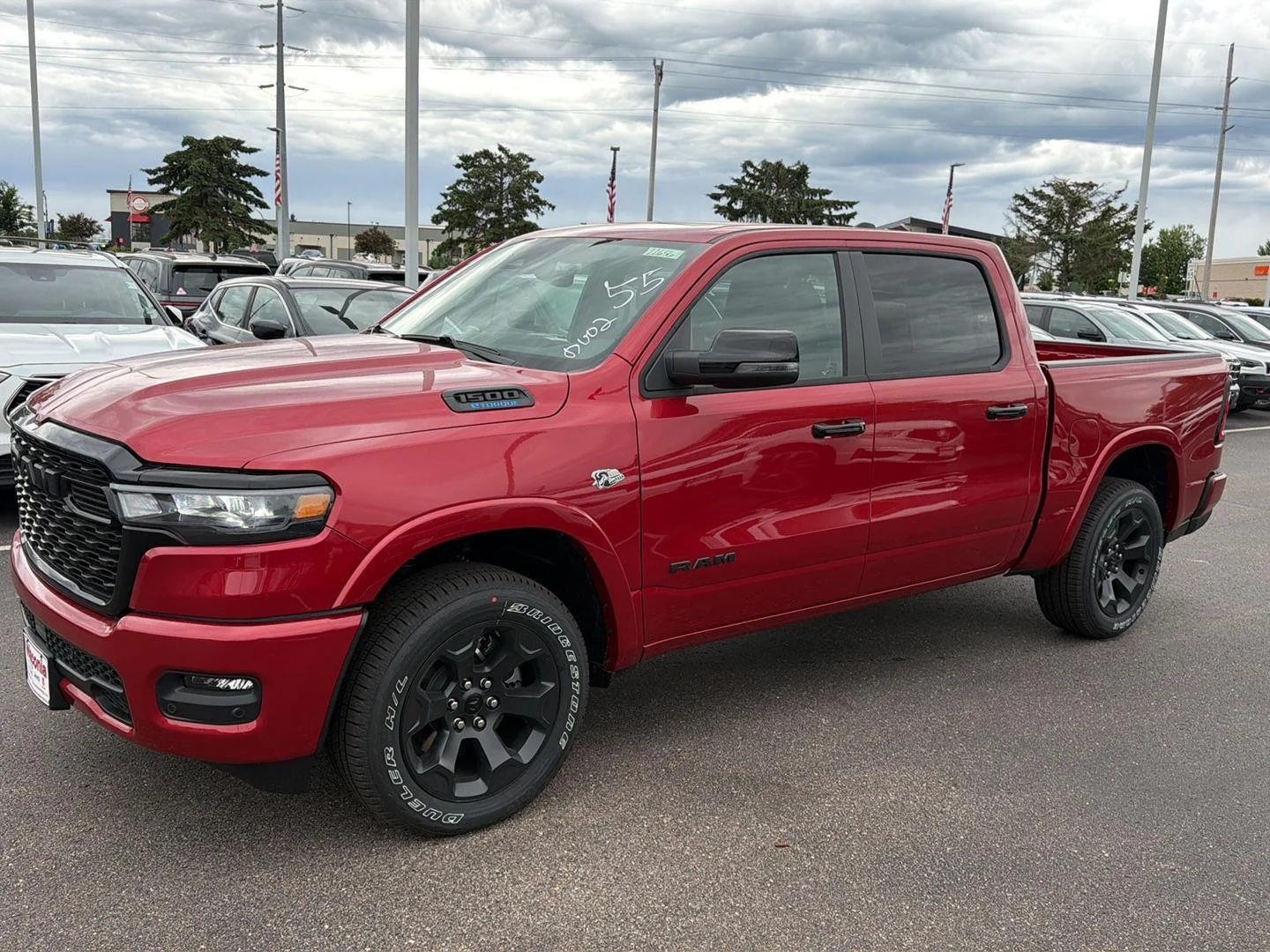 New 2026 Molten Red Pearl-Coat Exterior Paint RAM Big Horn image 1