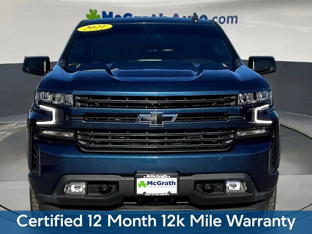 Certified Used 2021 Blue Chevrolet RST image 2