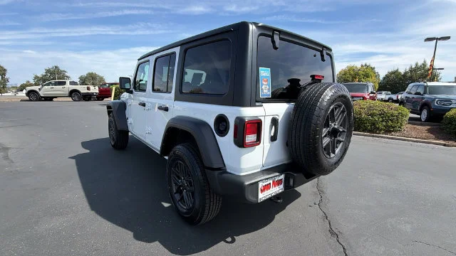 Used 2024 Bright White Clearcoat Jeep Sport S image 6